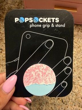 NWT 🏷️ | POPSOCKETS | Phone Grip & Stand — Pink Ocean | One Size